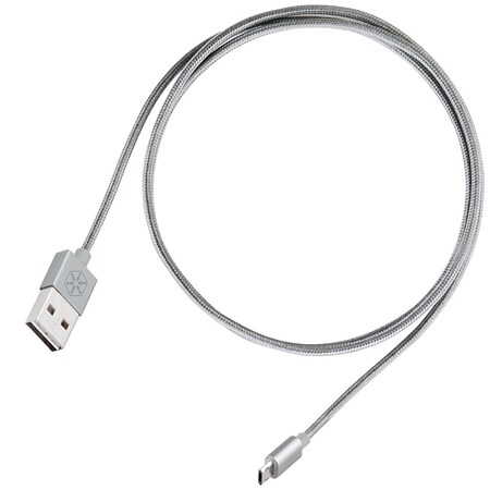 Silverstone Reversible USB-A to Micro-B Cable - Charcoal CPU01C